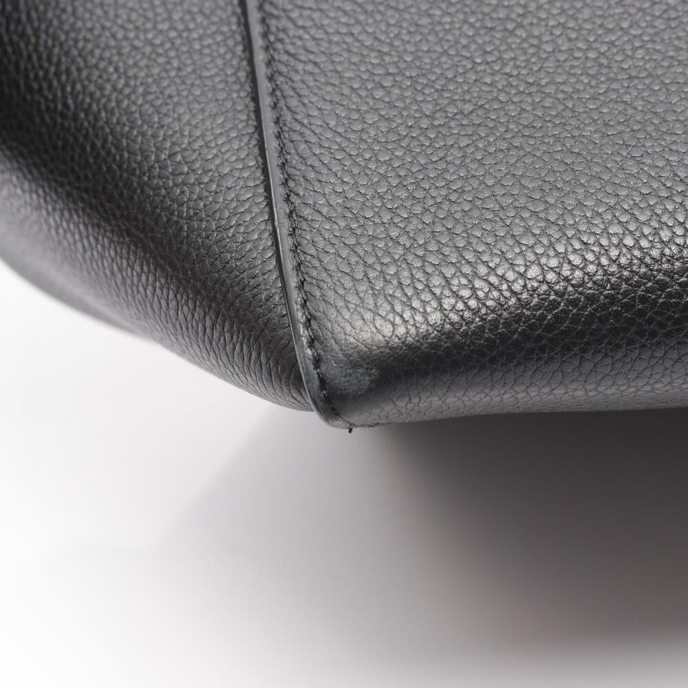 Celine Sangle Bucket Shoulder Bag Leather Black - Picture 5 of 7